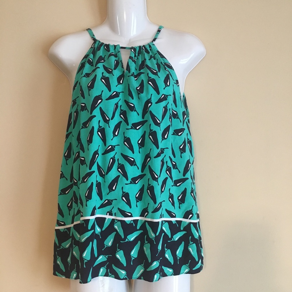 Crown and Ivy Navy Tank Peppers Small